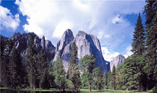 USA-California-Yosemite Sierra Hiker